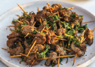 Toothpick Mutton — Chinese dish at Pokhara Chinese Restaurant